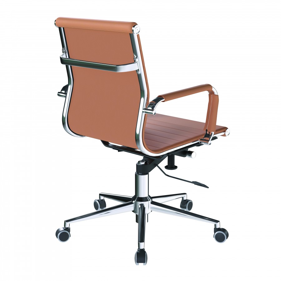Aura Medium Back Leather Chair